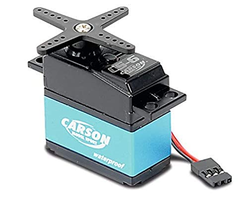 Carson 500502041 - Servo CS-6 Waterproof MG/ 6kg / JR, Blau Carson 500502041 - Servo CS-6 Waterproof MG/ 6kg / JR, Blau von Carson
