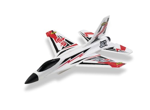 Carson 500504024 Wurfgleiter Jet - Wurfgleiter, 100% flugfertig, Segelflugzeug zum Werfen, Fast unzerstörbar, Perfekte Flugeigenschaften,aus Styropor von Carson