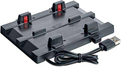 Carson RC Sport 5V 50mA 500504145 1:87 USB Vierfach Ladestation-Diorama Zubehör, Ladestaton für Modelle, Modellbau, 1:87er,Ladegerät, schwarz von Carson