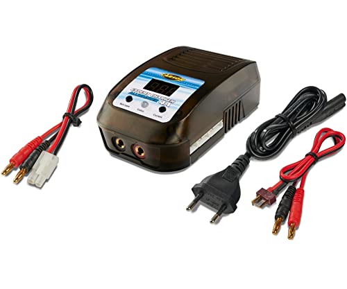 Carson 500606088 Expert Charger Allrounder 4A- Schnellladegerät für NiMH-Akkus, Einsteigerfreundlich, Überwachungs-LED, Blau Carson 500606088 Expert Charger Allrounder 4A- Schnellladegerät für NiMH-Akkus, Einsteigerfreundlich, Überwachungs-LED, Blau von Carson