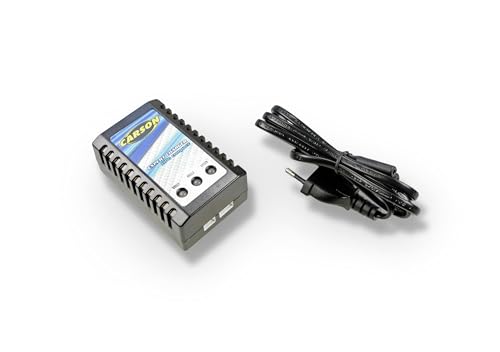 Carson 500606094 Expert Charger LiPo Compact 900mAh - Ladegerät, RC Ladegerät, Ladergerät für LiPo AKkus von Carson