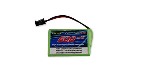 Carson 500608239 3,7V/600mAh LiION Bull Dozer Traktor JST - RC Akku, Ersatzakku, Akku für ferngesteuerte Autos, RC Auto, Akku für RC Modelle, RC Batterie von Carson