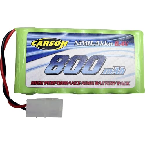 Carson 500608264 NiMh Akku 8,4V/800mAh - Ersatzakku, RC-Akku, Zubehör für ferngesteuerte Fahrzeuge, Ersatzakku für Modellautos Carson 500608264 NiMh Akku 8,4V/800mAh - Ersatzakku, RC-Akku, Zubehör für ferngesteuerte Fahrzeuge, Ersatzakku für Modellautos von Carson