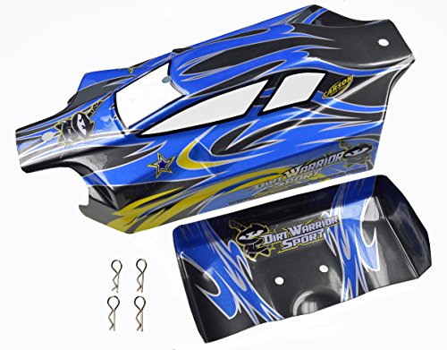 Carson 500800081 - X10EB Dirtwarr.Sport KarosserieundSpoiler, grün Carson 500800081 - X10EB Dirtwarr.Sport KarosserieundSpoiler, grün von Carson