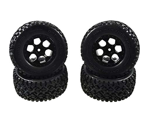 Carson 500900113 - X10 Reifenset Desert Warrior, Modellbauzubehör, 4 Stück, Schwarz Carson 500900113 - X10 Reifenset Desert Warrior, Modellbauzubehör, 4 Stück, Schwarz von Carson