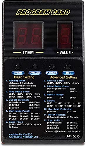 Carson 500906143-1:8/1:10 Programmierbox Dragster II von Carson