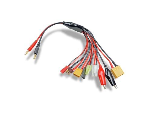 Carson 500906306 Multi-Ladekabel 8 in 1, 4mm Bananenstecker - RC Zubehör, Modellbauzubehör, Zubehör für ferngesteuerte Modelle, RC Ladekabel Carson 500906306 Multi-Ladekabel 8 in 1, 4mm Bananenstecker - RC Zubehör, Modellbauzubehör, Zubehör für ferngesteuerte Modelle, RC Ladekabel von Carson