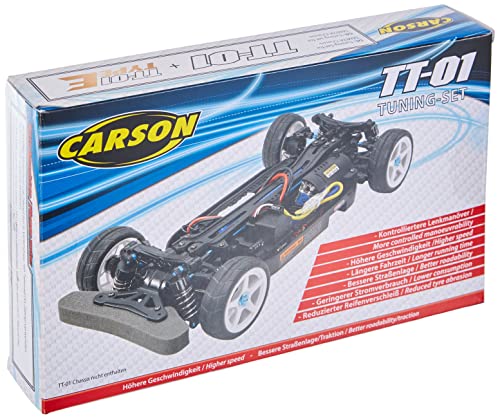 Carson 500908123 Tuningsatz TT-01-Zubehör, Tamiya Zubehör, Modelle, RC Modellbau Fahrzeuge DIY, Mehrfarbig, Small von Carson