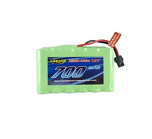 Carson 608204 NIMH 7,2V 700 MAH JST Stecker, Ersatzakku für RC Fahrzeuge, Zubehör, 500608204 von Carson