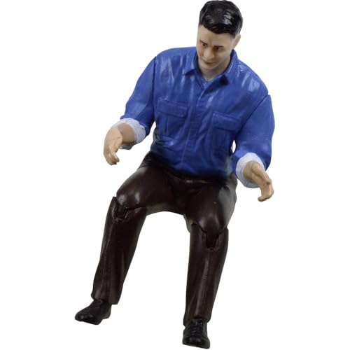 Carson Fahrzeug 1:14 John, LKW Zubehör, Fahrerfigur,Modellzubehör,Modellbau, 500907426, M, Schwarz von Carson