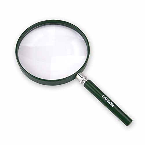 Carson BigEye 2x Handlupe mit extra großer 12,7cm Linse (HU-20) von Carson
