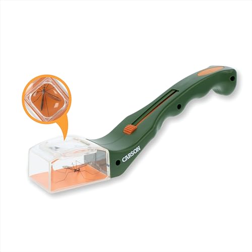 Carson BugView Lebend-Insektenfänger und Forscherlupe, ideal als Entdeckerspielzeug und Haushaltshilfe (HU-10) von Carson