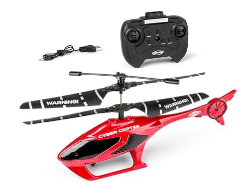 Carson Cyber Copter IR 2Ch RTF rot - Helikopter, Hubschrauber, für Einsteiger, RC Heli, ferngesteuertes Spielzeug, Remote Controled Carson Cyber Copter IR 2Ch RTF rot - Helikopter, Hubschrauber, für Einsteiger, RC Heli, ferngesteuertes Spielzeug, Remote Controled von Carson