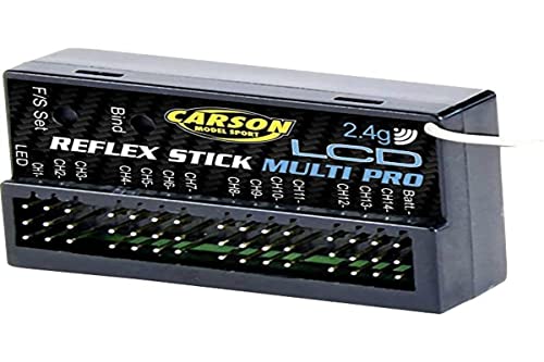 Carson 500501544 Empfänger Reflex Stick Multi Pro LCD 2.4 G, Fahrzeug Carson 500501544 Empfänger Reflex Stick Multi Pro LCD 2.4 G, Fahrzeug von Carson