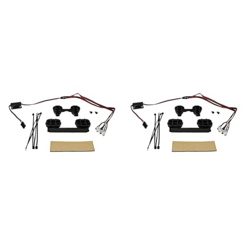 Carson LED Licht-Set für Tamiya DT03/TT02B, Ersatzteil, Modellbau, Zubehör, Tuningteile, 500906235, M (Packung mit 2) von Carson