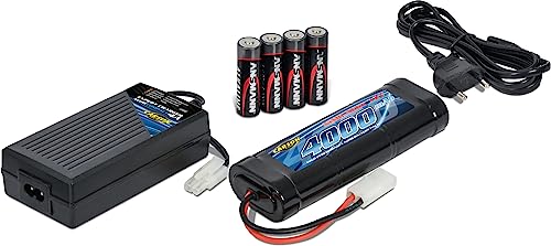 Carson 500607013 Expert Charger NiMH Compact 4A Lade Set - Einstellbare Ladegeschwindigkeit, Leistungsstark, Benutzerfreundliches LCD-Display, Praktisches Zubehör von Carson