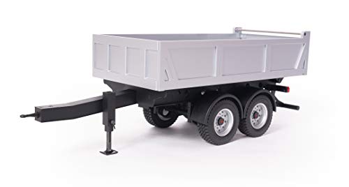 Carson 1:14 2-Achs Kipp-Zentralanhänger, RC Truck, Zubehör für Tamiya Trucks, Ersatzteile, Tuningteile, Modellbau, 500907425 von Carson