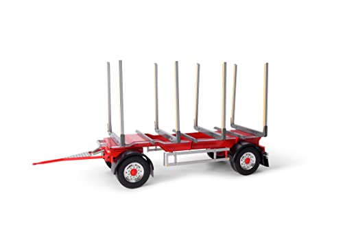 Carson 1:14 2-Achs Rungenanhänger Riedler ohne ZB, Zubehör für Volvo Tamiya Truck, Modellbau, 500907622 von Carson