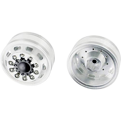 Carson 1:14 Alufelge schmal Langl. (2) AG-VA, RC Truck, Zubehör für Tamiya Trucks, Ersatzteile, Tuningteile, Modellbau, 500907411 von Carson