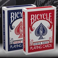 Bicycle Rider Back in Rot oder Blau (807 Classic Tuck, (Designer Spielkarten, Poker, Skat...) von Cartamundi Deutschland