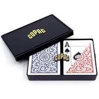 COPAG Elite - Jumbo Face - 2 index - Blue/Red Double-Deck von Cartamundi Deutschland