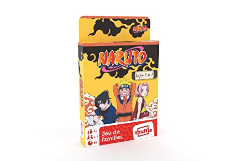 Shuffle - Kartenspiel Naruto – 3 in 1 – 7 Familien von Shuffle