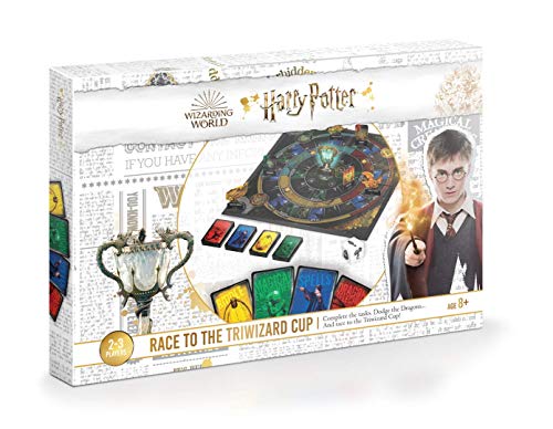 Cartamundi Harry Potter – Race to The Triwizard Cup Game, Calling All Harry Potter Super-Fans, ideal für 2 bis 3 Spieler, tolles Geschenk für Kinder ab 8 Jahren von Cartamundi