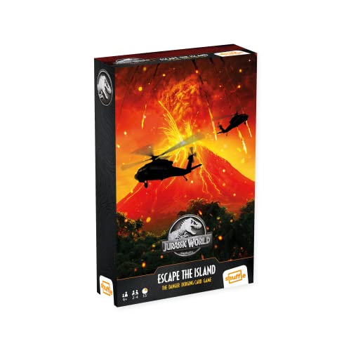 Cartamundi Jurassic World Escape The Island Kartenspiel, für 2–4 Spieler, tolles Geschenk für Kinder ab 6 Jahren Cartamundi Jurassic World Escape The Island Kartenspiel, für 2–4 Spieler, tolles Geschenk für Kinder ab 6 Jahren von Cartamundi