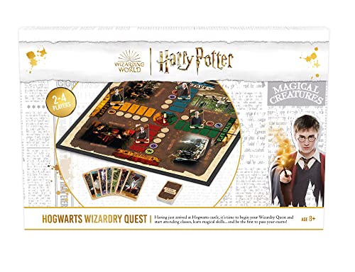 Cartamundi Harry Potter Hogwarts Wizardry Quest Brettspiel, Ruft alle Harry Potter Super-Fans Für 2 bis 4 Spieler, tolles Geschenk für Kinder ab 8 Jahren von Cartamundi