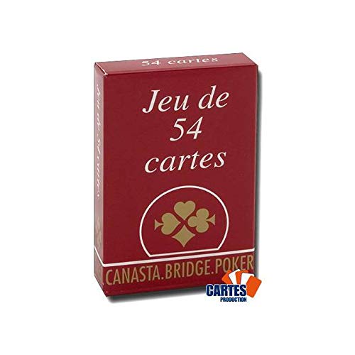 Jeu de 54 Cartes : Gauloise Rouge by Cartes Production / Poker Production von Cartes Production / Poker Production