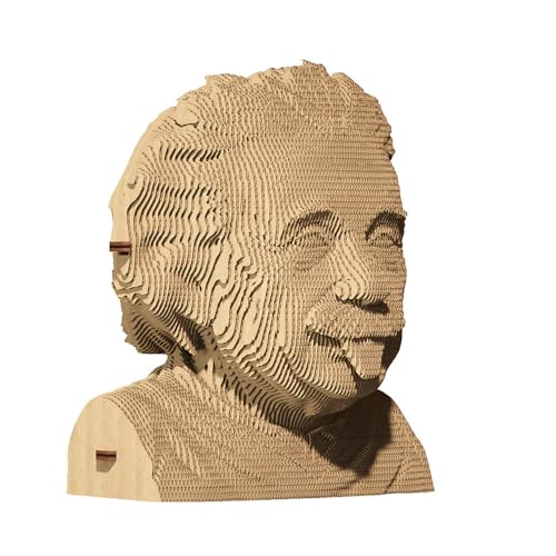 3D Puzzle Einstein aus recycelter Pappe von Cartonic