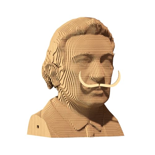 3D-Puzzle aus Karton Skulptur Motiv: Dali, Alter ab 14 Jahre, 140 Teile, ca. 18 cm H von CARTONIC