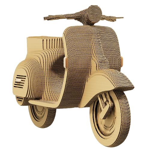 CARTONIC 3D-Puzzle-Set – Roller – 3D-Puzzle aus Karton – Der Karton verwandelt Sich in eine Figur in eine Relief – alle Altersgruppen – 75 Stück Cardboard 3D Jigsaw Puzzle CARTONIC 3D-Puzzle-Set – Roller – 3D-Puzzle aus Karton – Der Karton verwandelt Sich in eine Figur in eine Relief – alle Altersgruppen – 75 Stück Cardboard 3D Jigsaw Puzzle von Cartonic