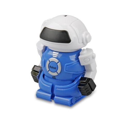 Cartronic IR Ferngesteuerter Mini Roboter Billy mit blinkendem LED-Licht, Produktmaße ø 65 x 128 mm - Smarter Mini Roboter in der Dose - RC Roboter für Kinder ab 3 Jahren von Cartronic
