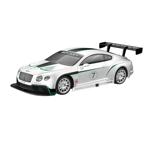 Cartronic RC Fahrzeug Bentley GT3 - ferngesteuertes Auto - Spielzeug-PKW 1:14 Weiß - Remote Control car für Kinder ab 8 Jahren von Cartronic