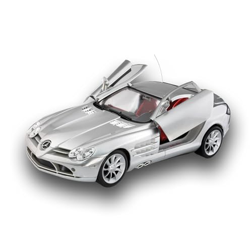 Cartronic RC Fahrzeug Mercedes-Benz SLR McLaren - ferngesteuertes Auto - Spielzeug-PKW 1:12 Silber - Remote Control car für Kinder ab 8 Jahren von Cartronic