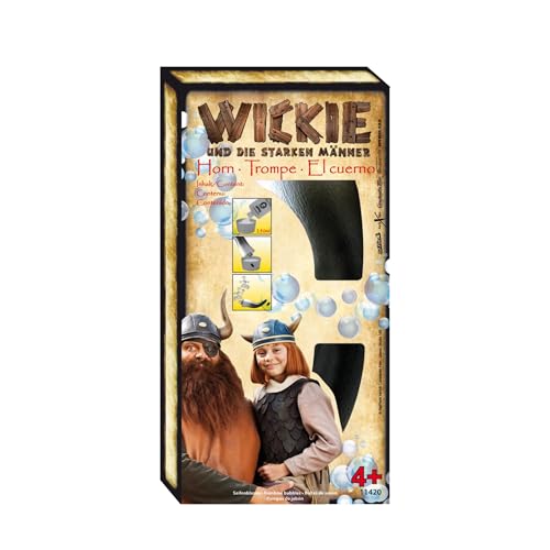Cartronic Wickie und die starken Männer Seifenblasen-Horn, ca. 21 cm I EIN deutsches Pustefix I Für Kinder ab 4 Jahren von Cartronic
