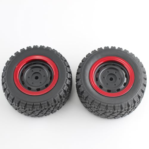 2 Stück Gummi-Reifenrad RC Ersatzteile für SCY 16103 16103PRO 16106 16106PRO RC Auto 2 Stück Gummi-Reifenrad RC Ersatzteile für SCY 16103 16103PRO 16106 16106PRO RC Auto von Caruner