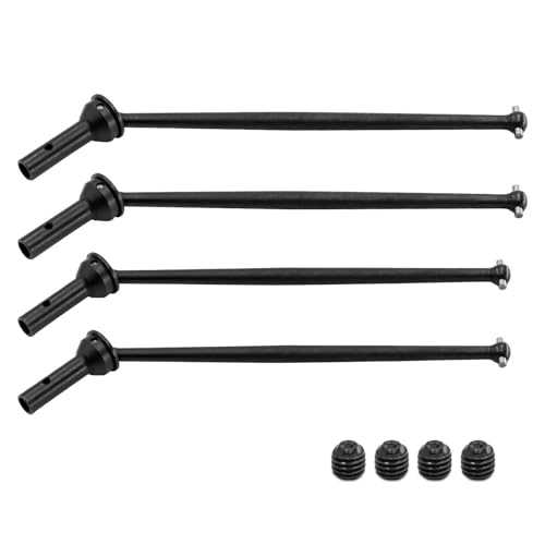 45# Stahl vorne und hinten Antriebswelle RC verbesserte Teile für ARRMA 1/7 FIRETEAM ARA106048 Talion RC Car (Schwarz) von Caruner