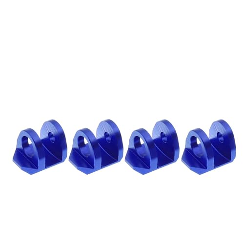 Aluminium 7075 Stoßdämpfer-Schutz-Set, RC, verbesserte Teile für ARRMA 1/18 4WD Granit GROM 1/14 Typhon GROM 1/16 Mojave GROM RC Auto (blau) von Caruner