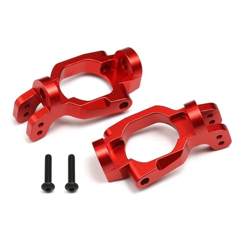 Aluminium C-förmiger Sitz C-Nabenträger RC verbesserte Teile für MJX 1/7 7303 RC Auto (rot) von Caruner