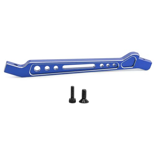 Aluminium-Druckplatte für Vorderlenkung, RC, verbesserte Teile für ARRMA 1/8 6S Typhon RC Auto (blau) von Caruner