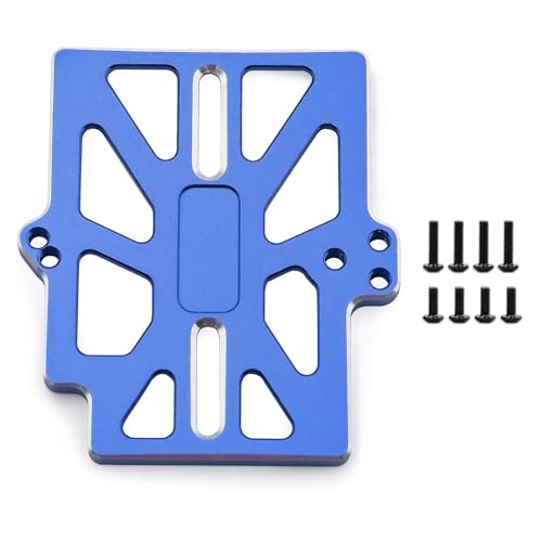 Aluminium ESC Festsitz-RC-verbesserte Teile für Traxxas Mini Maxx Monstertruck RC Auto, kompatibel mit Hobbywing MAX10 2S 3S ESC (blau) von Caruner