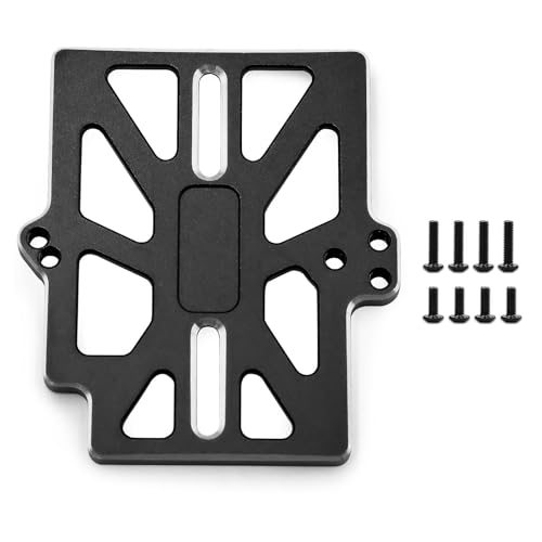 Aluminium ESC Fixed Seat RC Verbesserte Teile für Traxxas Mini Maxx Monster Truck RC Auto, kompatibel mit Hobbywing MAX10 2S 3S ESC (schwarz) von Caruner