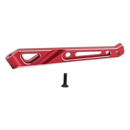 Aluminium-Heckstütze, RC, verbesserte Teile für ARRMA 1/8 6S Typhon Senton RC Auto (rot) von Caruner