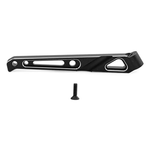 Aluminium-Heckstütze, RC, verbesserte Teile für ARRMA 1/8 6S Typhon Senton RC Auto (schwarz) von Caruner