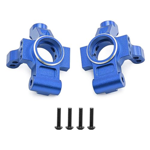 Aluminium-Hinterachs-Sitz #8352 RC verbesserte Teile für TRAXXAS 1/10 4-TEC Drift Ford Mustang Hinterradantrieb ON-Road Drift RC CAR-105237-4 (blau) von Caruner