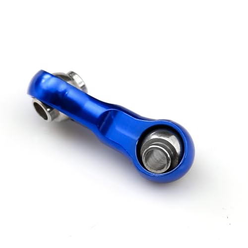 Aluminium-Lenkgestänge RC verbesserte Teile für ARRMA 1/18 4WD Granit GROM Mega 380 gebürstet 4X4 Monster Truck-ARA2102 RC Auto (blau) von Caruner