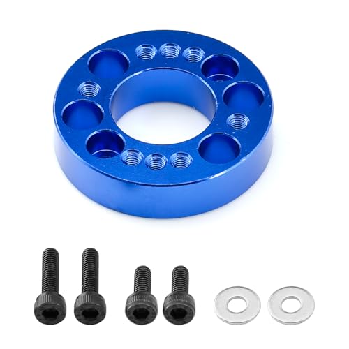 Aluminium-Motor mit festem Sitz, RC, verbesserte Teile für ARRMA 1/10 2WD Gorgon Monster Truck RC Auto (blau) von Caruner