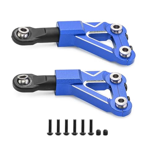 Aluminium-Querlenker vorne oben #10533 RC verbesserte Teile für Traxxas 1/10 4-TEC Drift Ford Mustang Hinterradantrieb ON-Road Drift RC CAR-105237-4 (blau) von Caruner